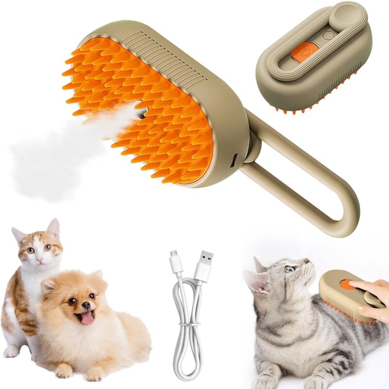 AirPet - Escova de Limpeza a Vapor com Cabo