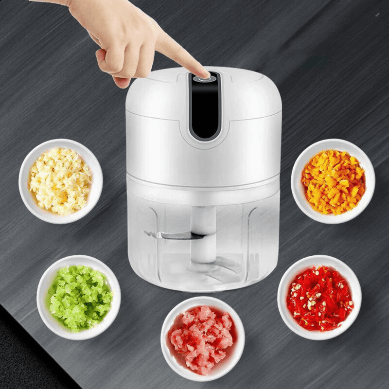 Mini Processador De Alimentos Elétrico