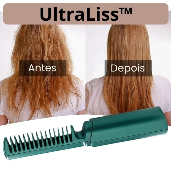 Pente Alisador de Cabelos Sem Fio UltraLiss™