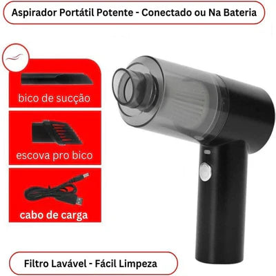 Aspirador de Pó Portátil 3 em 1 - TurboLux