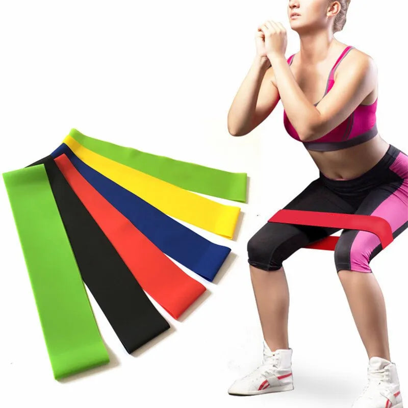 Faixa Elástico resistente para Exercícios Treinos Yoga Alongamentos
