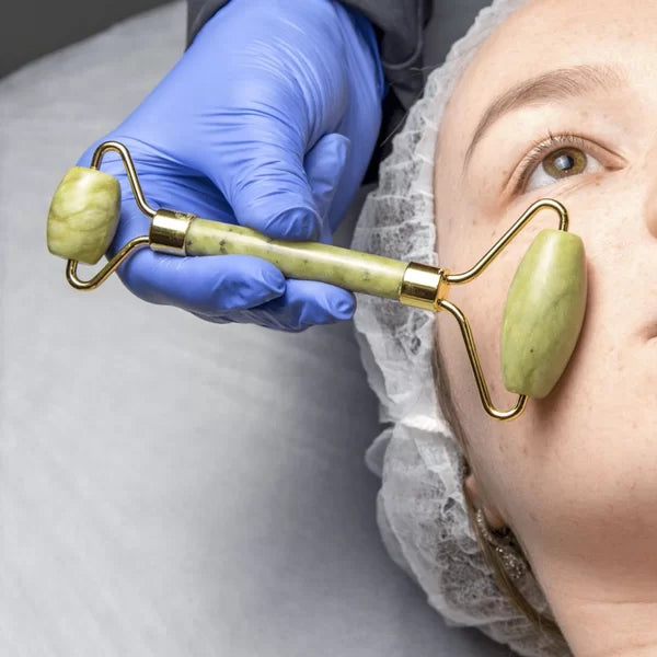 Roller Jade™ | Rolo Massageador Facial Pedra Jade